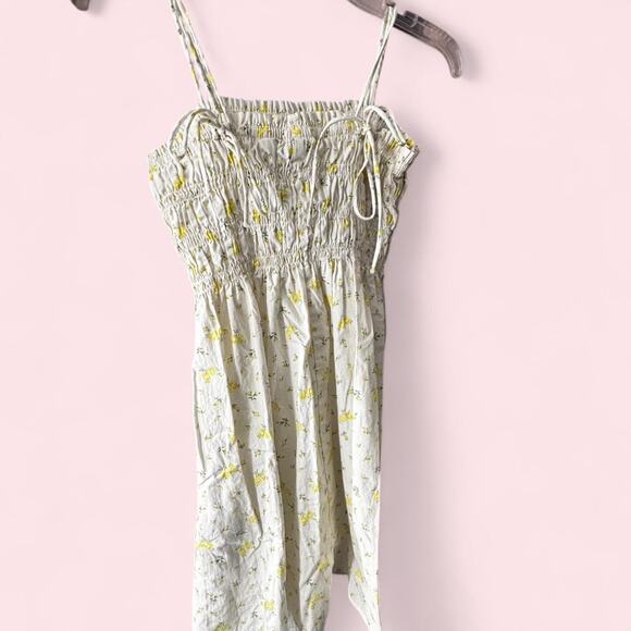 H&M yellow floral dress size - Picture 3 of 3